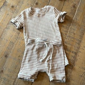 Mebie baby rib knit set